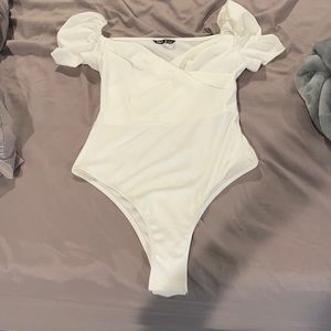 Shein cream bodysuit